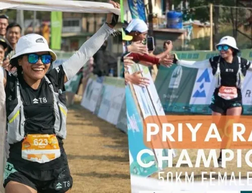 Priya Rai wins gold with course record in ultra trail run in Myanmar